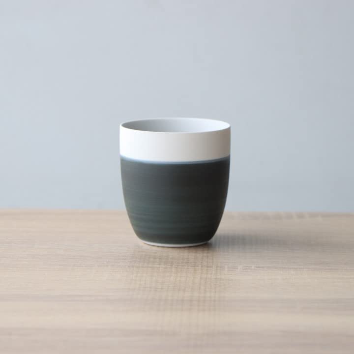 yamachu (山忠) 有田焼 Koselig-arita freecup フリーカップ コップ 200ml (ネイビー) 北欧 シンプル おしゃれ hygge ギフト
