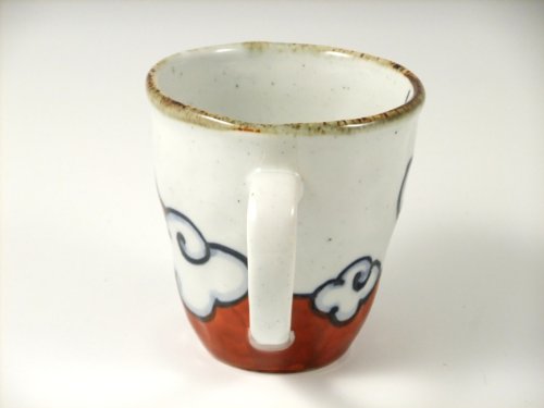 有田 波佐見焼 翔芳窯 赤富士 マグカップ 18240
