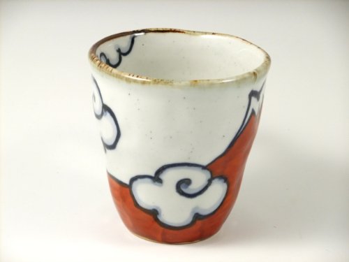 有田 波佐見焼 翔芳窯 赤富士 マグカップ 18240