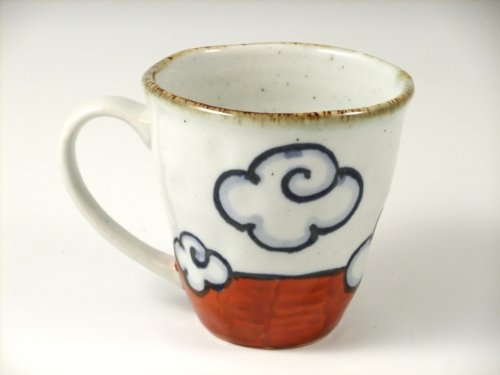 有田 波佐見焼 翔芳窯 赤富士 マグカップ 18240