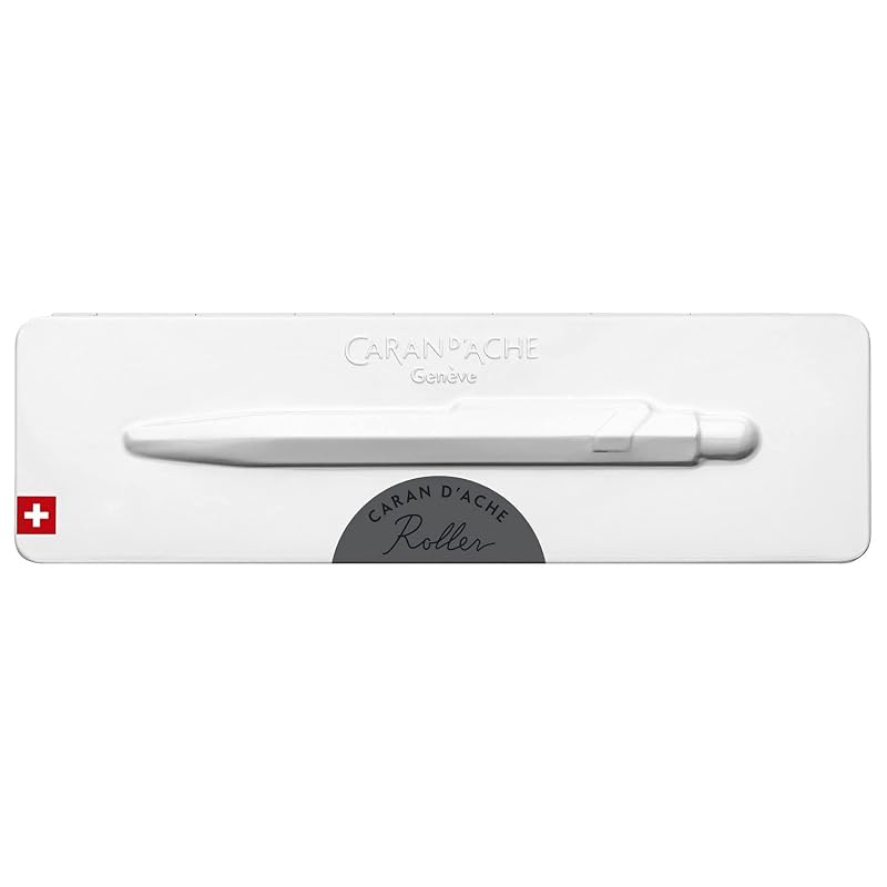 CARAN D'ACHE カランダッシュ ボールペン 水性 849 マットグレー NF0846-595 メタル缶 正規輸入品