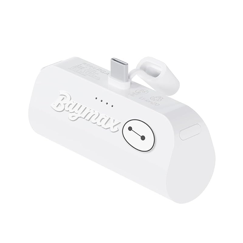 Premium Style USB Type-C 直挿しモバイルバッテリー パススルー充電 対応 5,000 mAh / PD20W ベイマックス PG-DLB50C05BAY