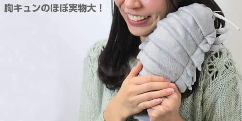 ティーエスティーアドバンス(TST ADVANCE) 深海生物シリーズダイオウグソクムシ ぬいぐるみL グレー 7412
