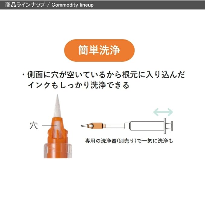 セーラー万年筆 万年筆ペン先のつけペン hocoro ブラッシュ用洗浄器 14-1008-000
