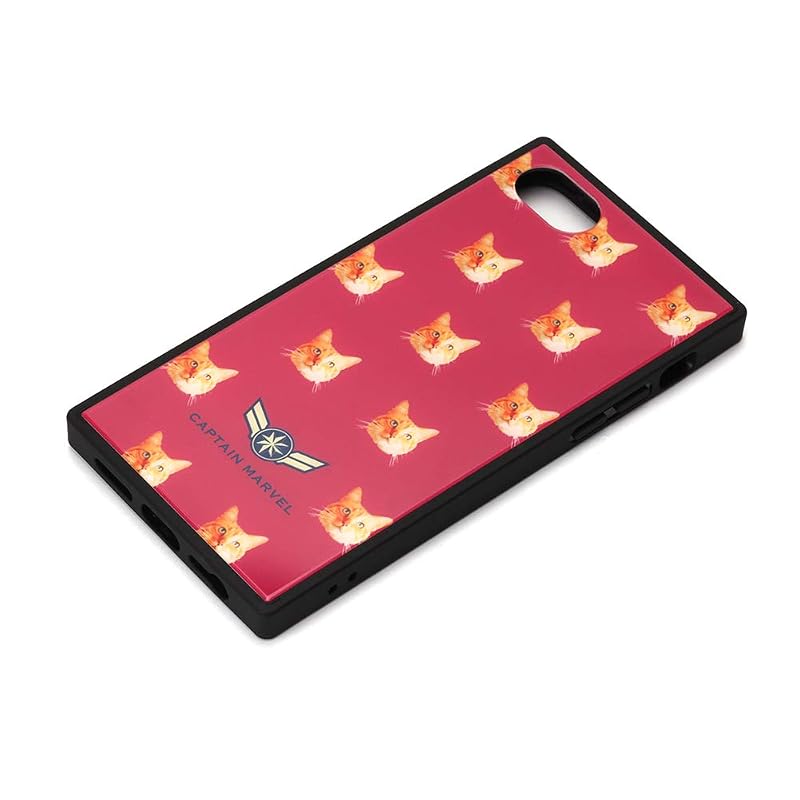 PGA iPhone 8/7/6s/6用 ガラスハイブリッドケース [キャプテン・マーベル/レッド]