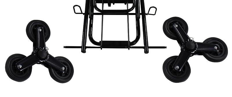 Field Life ステップキャリーカート OFB15D ブラック アウトドア 大型荷物運搬 折りたたみ式