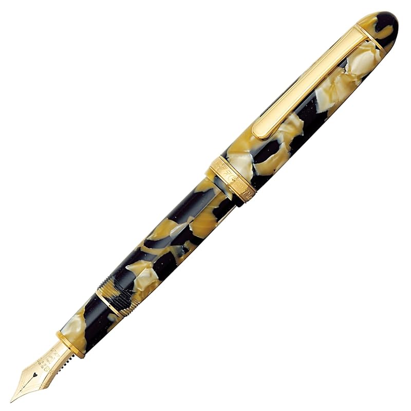 プラチナ万年筆 万年筆 セルロイド 中字 イシガキ PTB-35000#67-3
