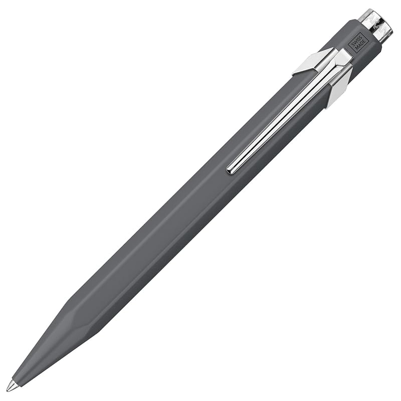 CARAN D'ACHE カランダッシュ ボールペン 水性 849 マットグレー メタル缶 正規輸入品