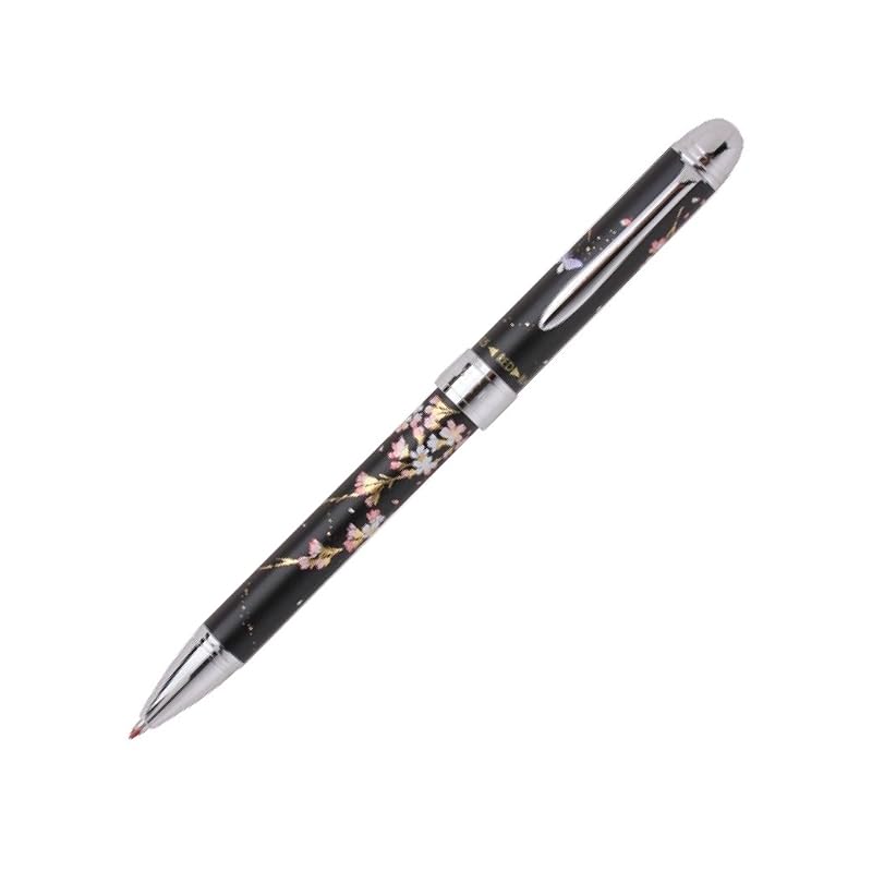セーラー万年筆 多機能ペン 2色+シャープ 優美蒔絵 枝垂桜 ブラック 16-0344-220