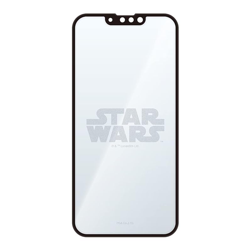 PGA 抗菌液晶全面保護ガラス スターウォーズ ロゴ〔iPhone 13 / 13 Pro用〕