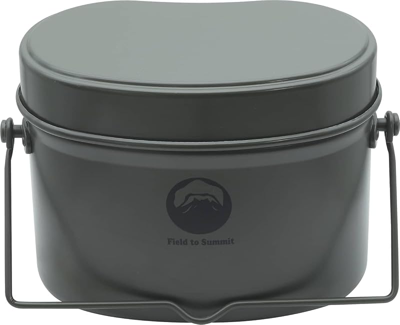 Field to Summit ハンゴー兵式 4合炊き FTSCAHG2 飯盒 飯ごう 弁当 アウトドア キャンプ 登山 直火式 ハンゴウ 炊飯器 熱伝導 鍋 フライパン 防災 非常用 林間 ライスクッカー