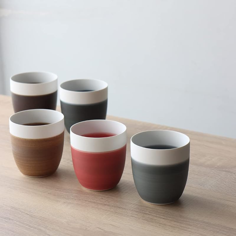 yamachu (山忠) 有田焼 Koselig-arita freecup フリーカップ コップ 200ml (グレー) 北欧 シンプル おしゃれ hygge