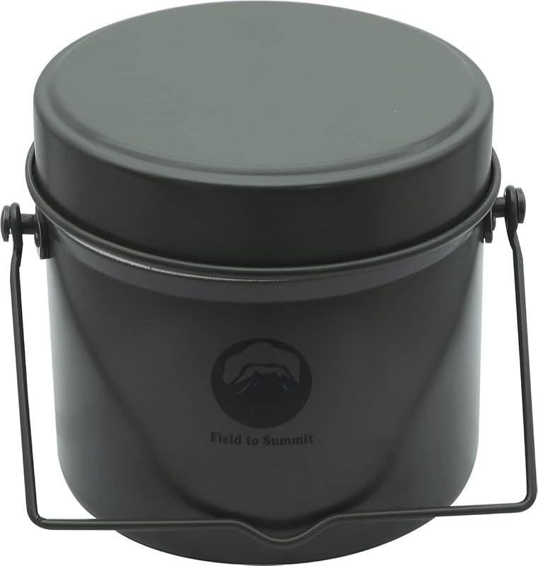 Field to Summit ハンゴー丸型 4合炊き FTSCAHG1 アルミ 飯盒 飯ごう 弁当 アウトドア キャンプ 登山 直火式 ハンゴウ 炊飯器 熱伝導 鍋 フライパン 防災 災害 避難 備蓄 非常用 林間 ライスクッカー