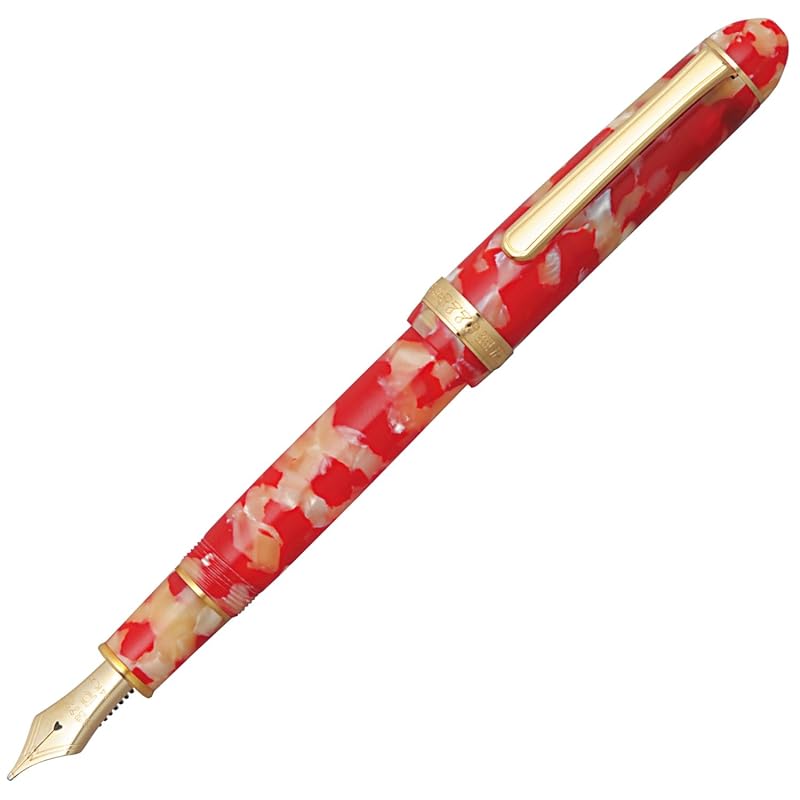 プラチナ万年筆 万年筆 セルロイド 細字 キンギョ PTB-35000#24-2