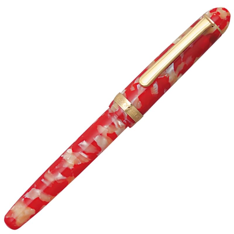 プラチナ万年筆 万年筆 セルロイド 細字 キンギョ PTB-35000#24-2