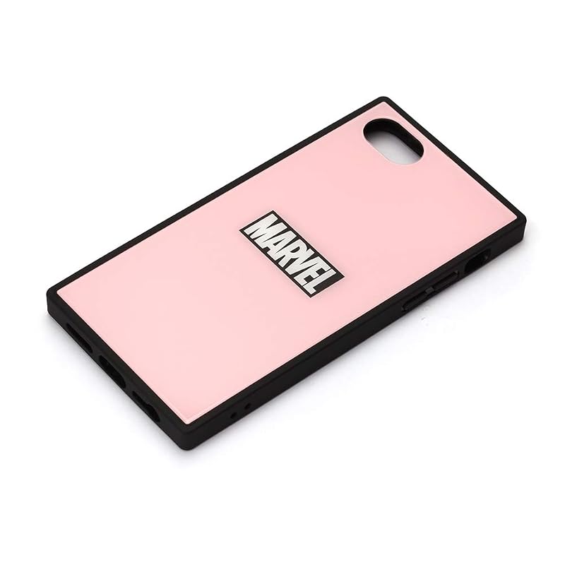 PGA iPhone 8/7/6s/6用 ガラスハイブリッドケース [ロゴ/ピンク]