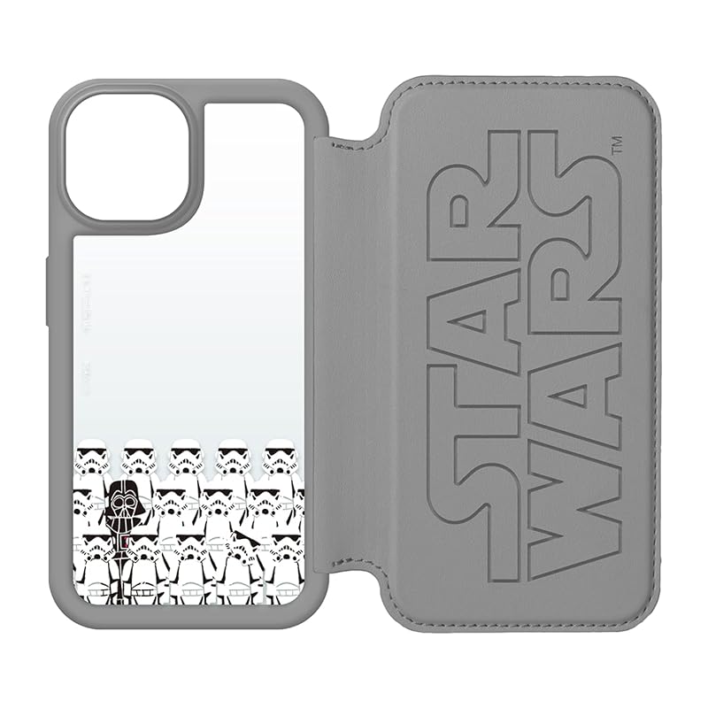 プレミアムスタイル PGA ガラスフリップケース STARWARS ダースベイダー〔iPhone 13 mini用〕
