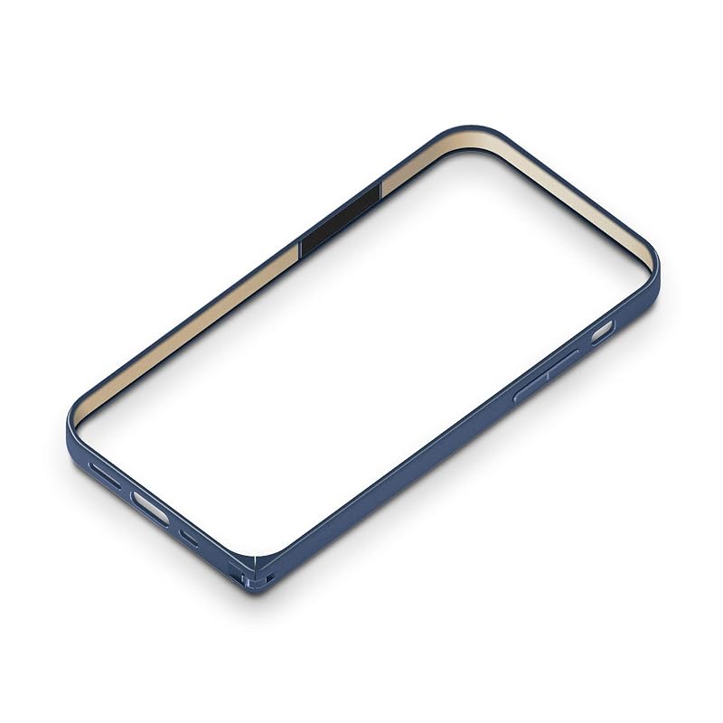 Premium Style iPhone Pro用 アルミニウムバンパー ネイビー