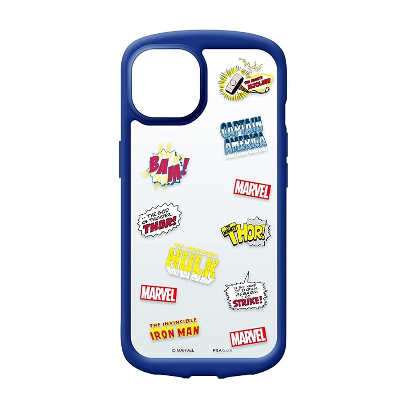 PGA ガラスタフケース MARVEL アベンジャーズ〔iPhone 13 mini用〕