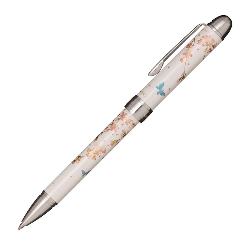 セーラー万年筆 多機能ペン 優美蒔絵 2+1 かすみ草 ホワイト
