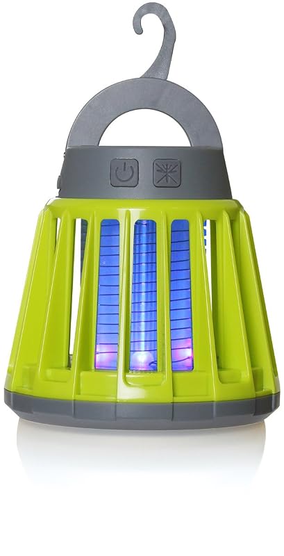 富士見産業 Field to Summit モスキートガードランタン OFLANMLG 充電式 LED 吊り下げ 電撃殺虫 本体:約φ88×h129mm