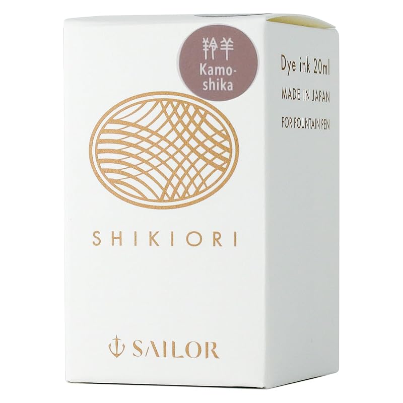 セーラー万年筆 万年筆用ボトルインク SHIKIORI -四季織-山水 羚羊 染料 20ml 13-1008-232
