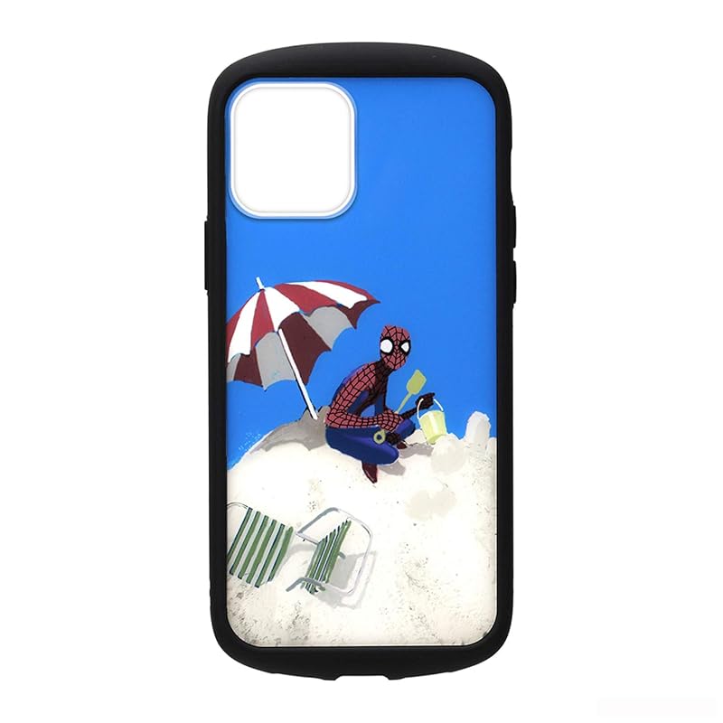 Premium Style iPhone 12 mini用 ガラスタフケース スパイダーマン