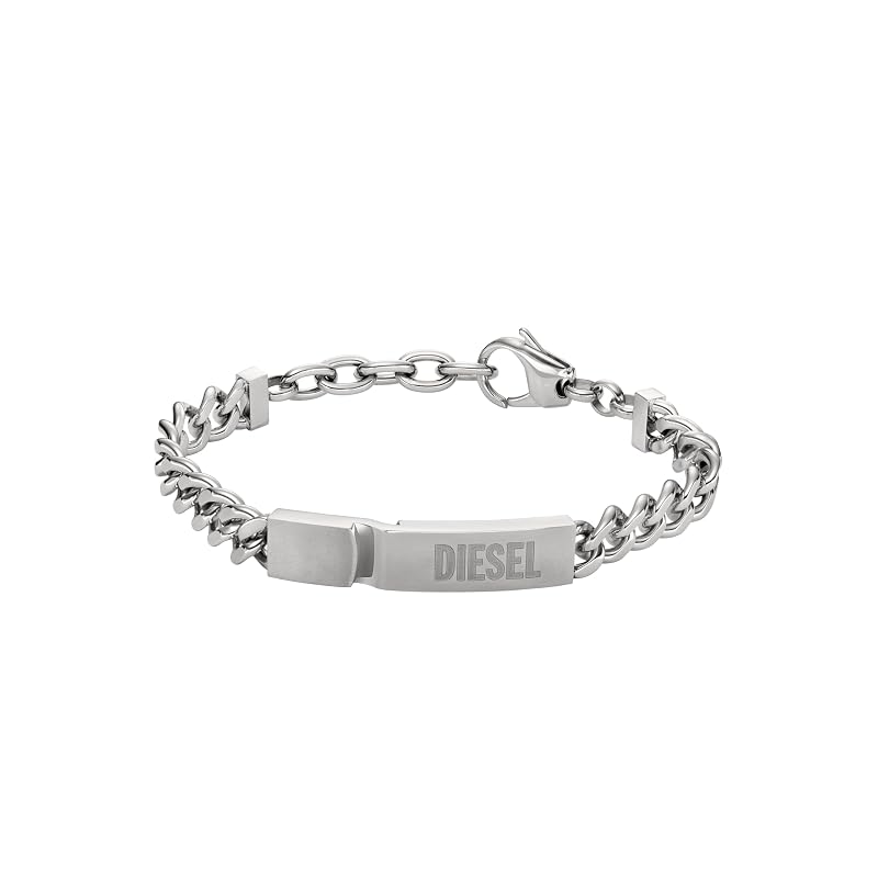 Diesel Jewellery メンズステンレススチールブレスレット DX0966040