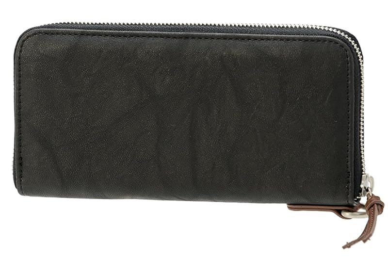 [デバイス] gland ラウンド長財布 -ブラック