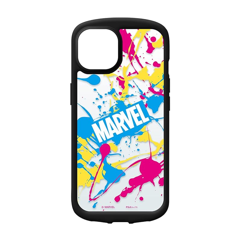 PGA ガラスタフケース MARVEL スプラッシュ〔iPhone 13 mini用〕