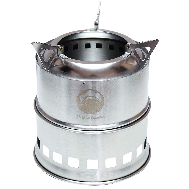 Field to Summit フレイムストーブ OFBSTOVE ウッドストーブ キャンプストーブ 焚火台 ストーブ 軽量 コンパクト 二次燃焼 携帯用 サブコンロ ステンレス 五徳 ミニツール 熱効率 ポータブル