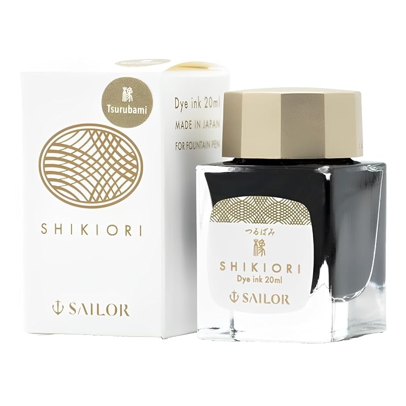 セーラー万年筆 万年筆用ボトルインク SHIKIORI -四季織- 草遊び 橡 染料 20ml