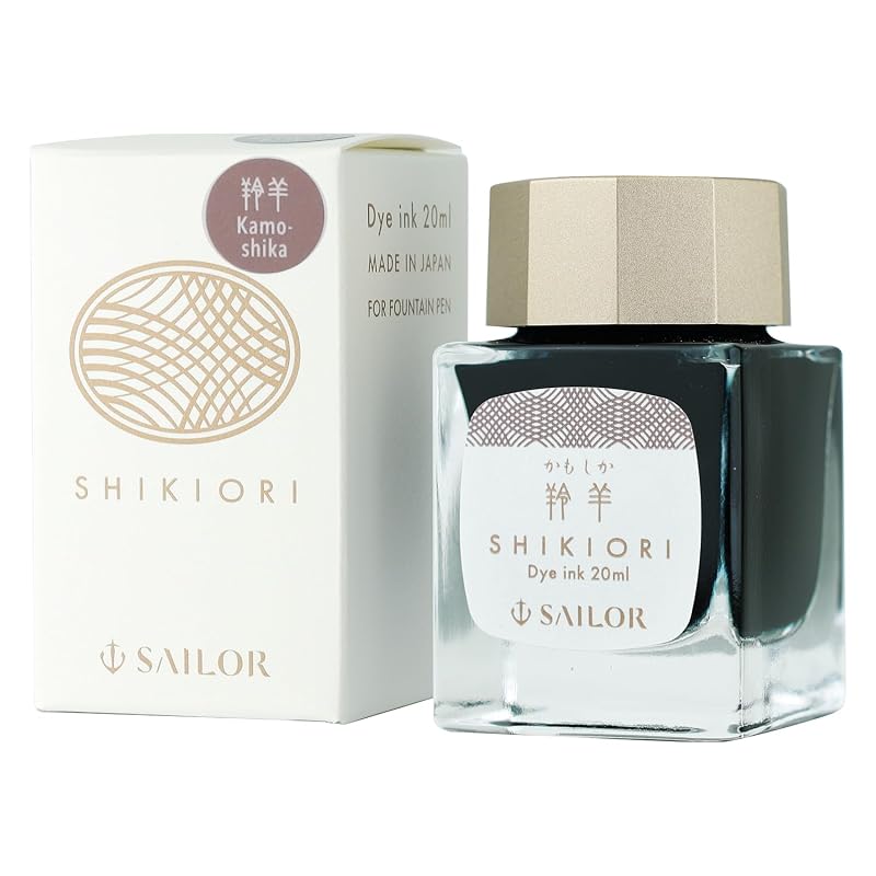 セーラー万年筆 万年筆用ボトルインク SHIKIORI -四季織-山水 羚羊 染料 20ml