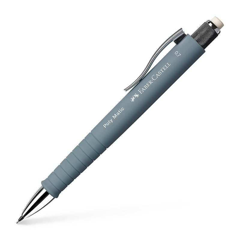 Faber-Castell ポリマティック 0.7mm シャープペンシル グレー