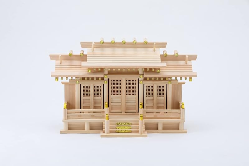 神棚の里 神棚 屋根違い三社 開運(中)
