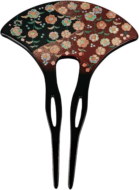山中漆器 山中塗 漆芸かんざし (京桜)