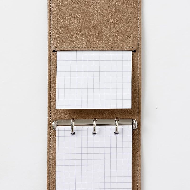 ロディア ミニ3穴 システム手帳 RHODIA オーガナイザー(11×8cm リング径11mm) PU 合皮 ヴィーヴ ブルー cf11ogz03-bl