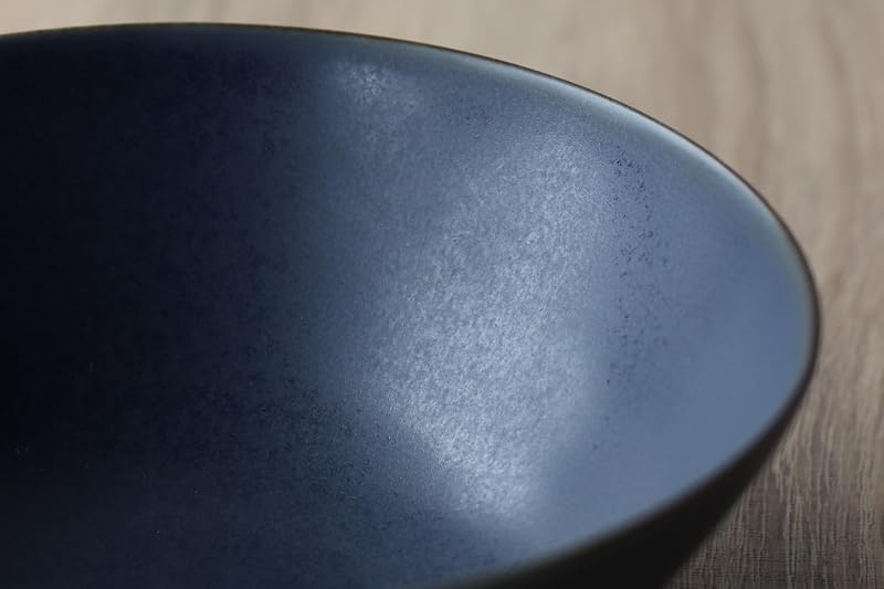 波佐見焼 Natural シリーズ ボウルプレート ネイビー 光春窯 陶磁器 日本製 (Navy, Bowlplate)