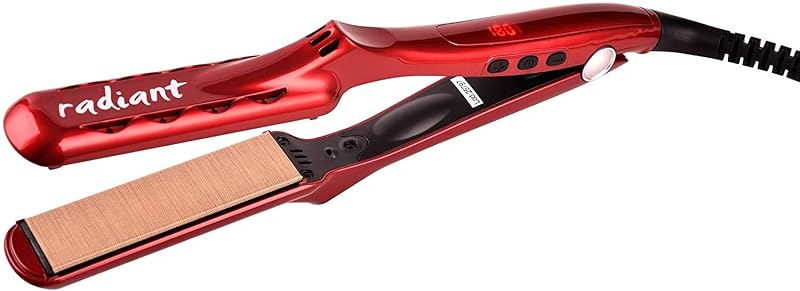 ラディアント 28mm ヘアアイロン ストレート プロ仕様 瞬間水分蒸発しない 保湿 シルクプレート220度まで30秒