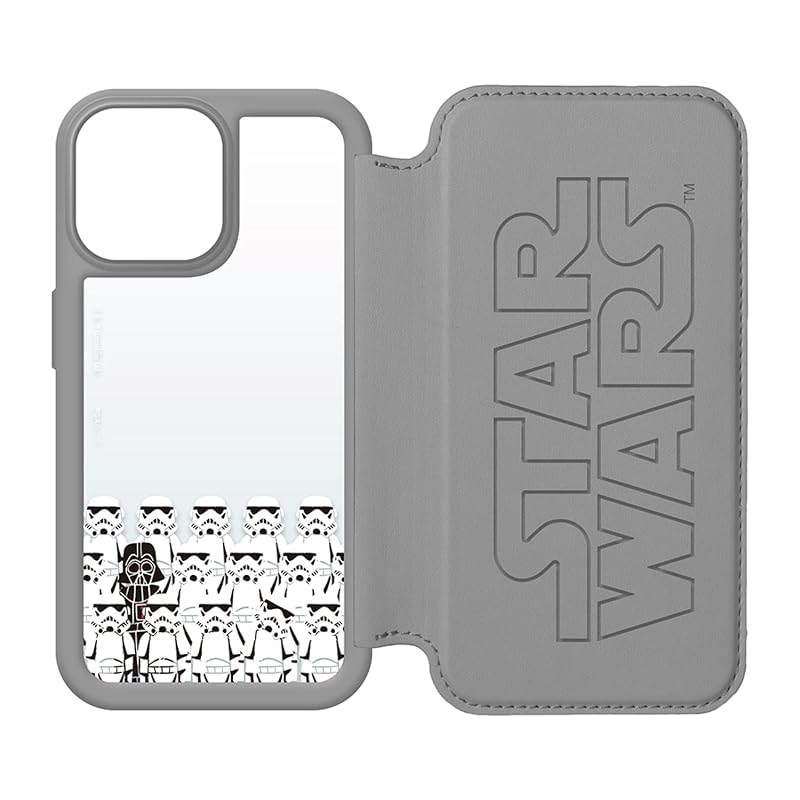 PG-DGF21N30DV(ダース・ベイダー) iPhone 13 Pro用 ガラスフリップケース