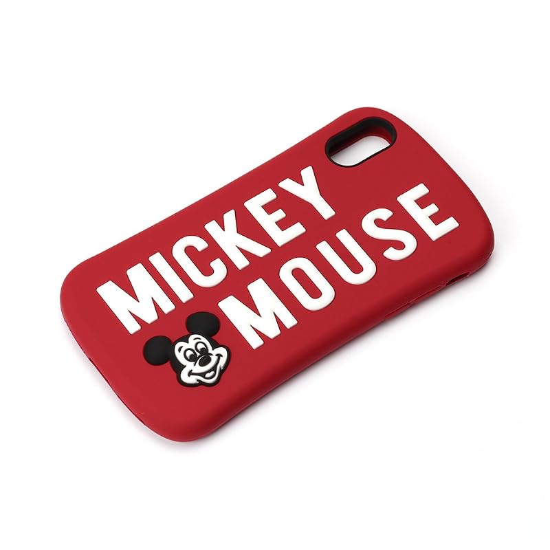ピージーエー-DCS377MKY(ミッキーマウス/レッド) iPhoneX用 シリコンケース Disney