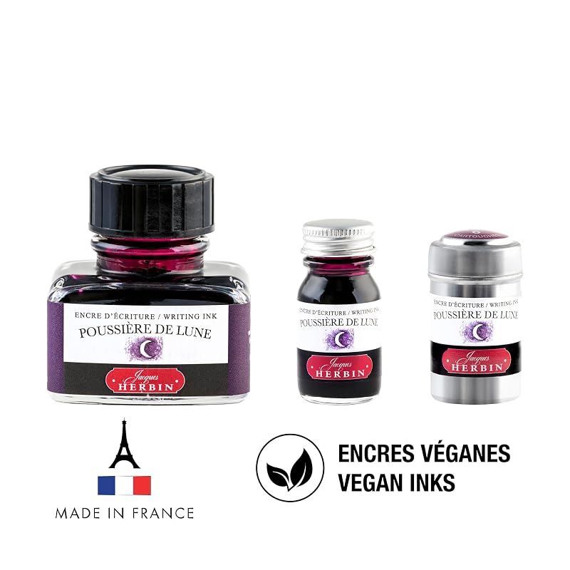エルバン トラディショナル インクl 30ml ムーンシャドウ hb13048 染料 インク 万年筆 つけペン ガラスペン
