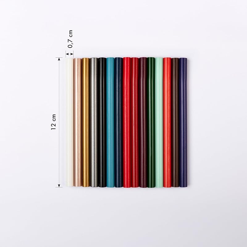 エルバン シーリング スタンプ ワックス ガン用 6本入り(約30回分) 封ろう用 フランス製 ゴールド HERBIN hb35804