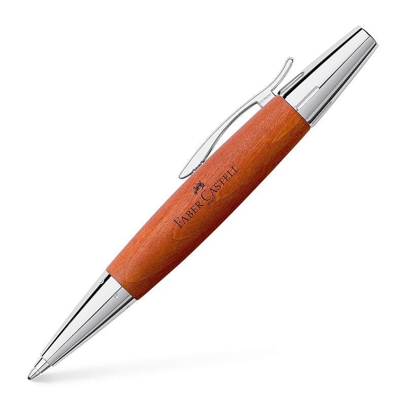 FABER-CASTELL ファーバーカステル ボールペン 油性 エモーション 梨の木 ブラウン 正規輸入品