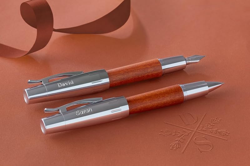 FABER-CASTELL ファーバーカステル ボールペン 油性 エモーション 梨の木 ブラウン 148382 正規輸入品