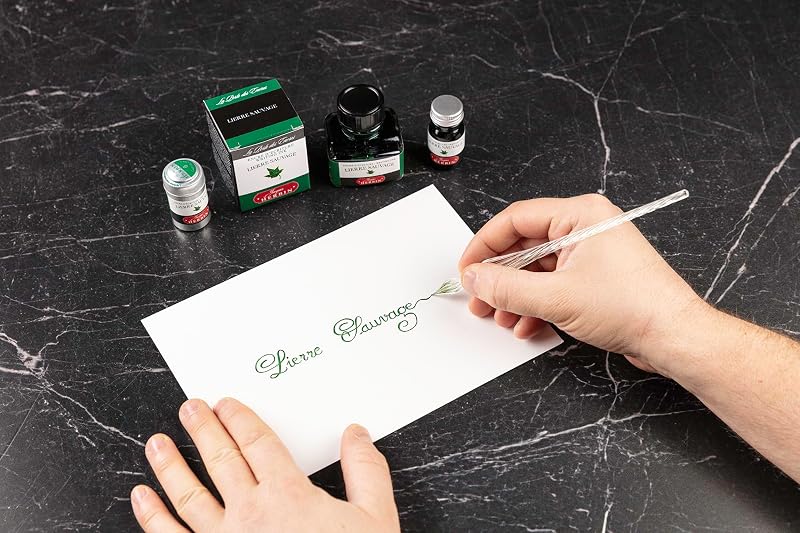 エルバン トラディショナル インクl 30ml アイビーグリーン hb13037 染料 インク 万年筆 つけペン ガラスペン
