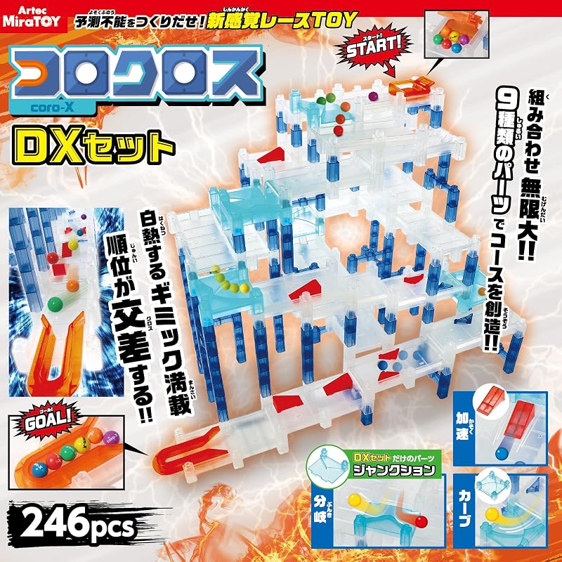 アーテック(Artec) MiraTOYシリーズ コロクロス DXセット 玩具 物理 科学 室内遊び 知育 ギフト