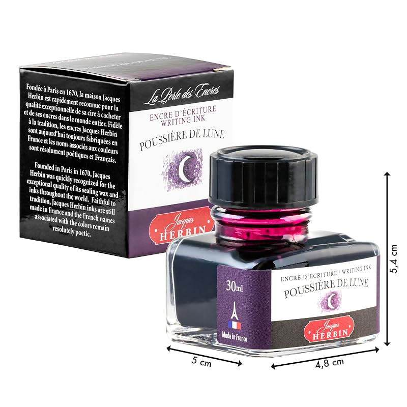 エルバン トラディショナル インクl 30ml ムーンシャドウ hb13048 染料 インク 万年筆 つけペン ガラスペン