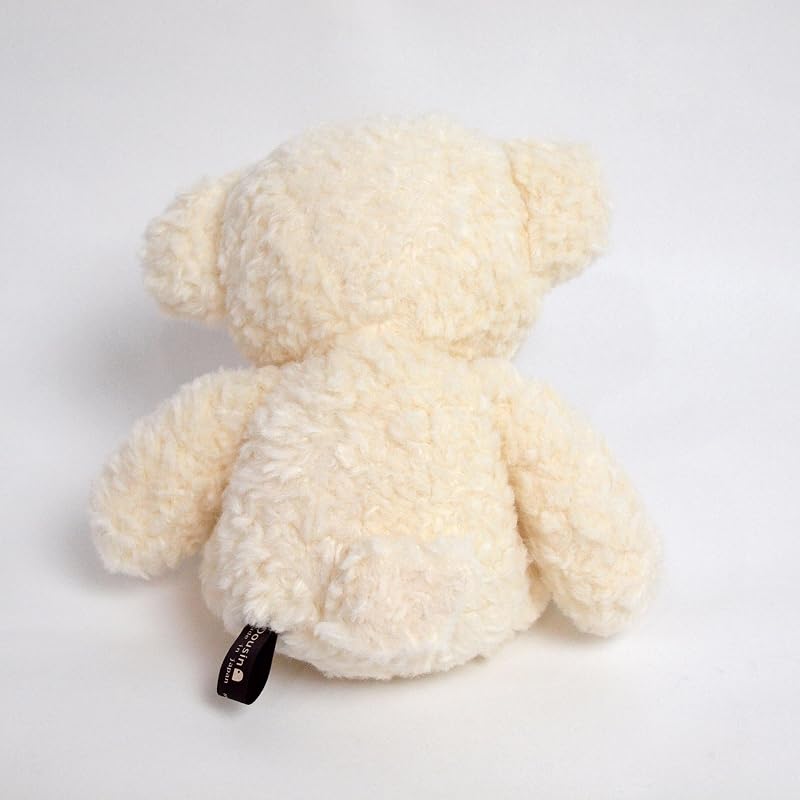 童心オリジナル 日本製 クマのフカフカ M ぬいぐるみ 高さ29cm クリーム